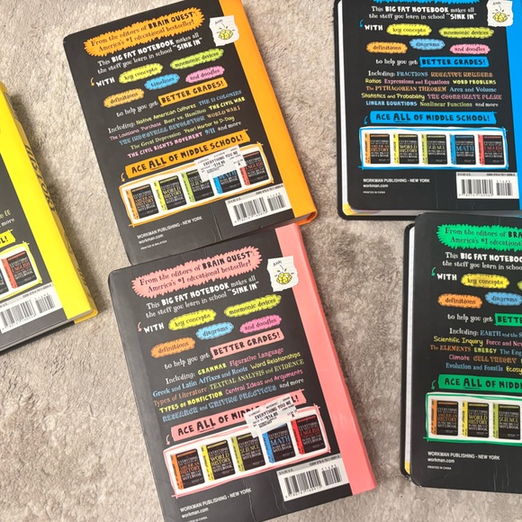 Big Fat Notebook Series - Multicolor Set - Picture 2 of 3